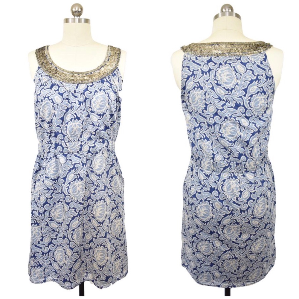Loft dress with sequin detail